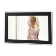 15.6 inch IPS Screen Digital Cloud Photo Frame Wall Mounted LED Advertising Machine, Plug Type:US Plug(Black)