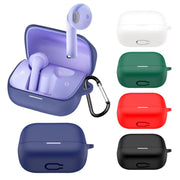 For Anker SoundCore K20i Bluetooth Earphone Silicone Protective Case(Black)