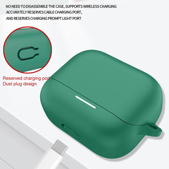 For Anker SoundCore K20i Bluetooth Earphone Silicone Protective Case(White)