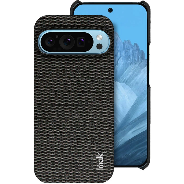 For Google Pixel 9 Pro XL imak Ruiyi Series Cloth Texture PU + PC Phone Case(Black)