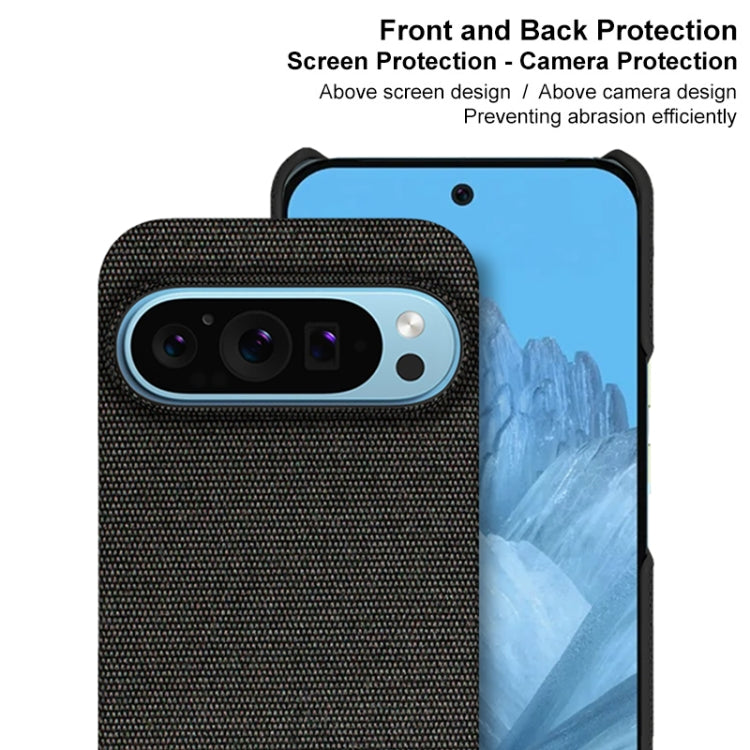 For Google Pixel 9 Pro XL imak Ruiyi Series Cloth Texture PU + PC Phone Case(Black)