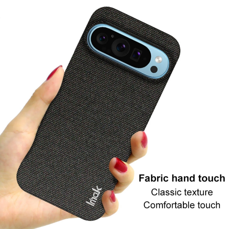 For Google Pixel 9 Pro XL imak Ruiyi Series Cloth Texture PU + PC Phone Case(Black)