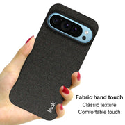 For Google Pixel 9 Pro XL imak Ruiyi Series Cloth Texture PU + PC Phone Case(Black)
