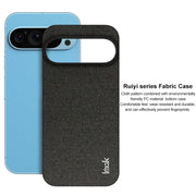 For Google Pixel 9 Pro XL imak Ruiyi Series Cloth Texture PU + PC Phone Case(Black)