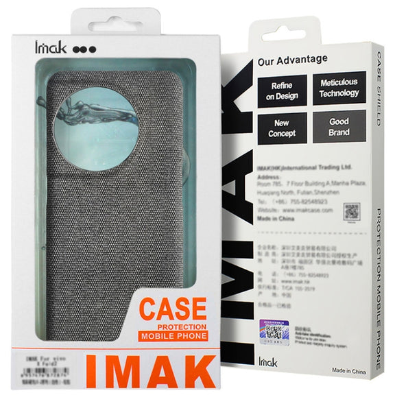For Google Pixel 9 Pro XL imak Ruiyi Series Cloth Texture PU + PC Phone Case(Black)