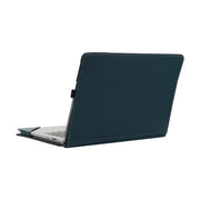 For Microsoft Surface Laptop Studio 2 Vegan Leather Laptop Protective Case(Dark Green)