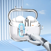 For Samsung Galaxy Buds 3 / 3 Pro Ice Crystals Shockproof Earphone Protective Case(Transparent)