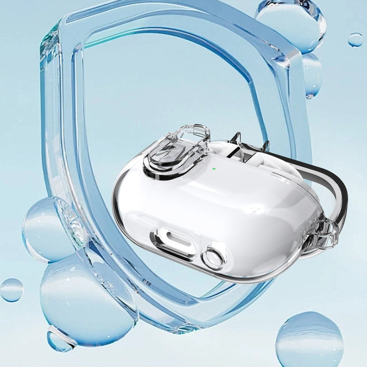 For Samsung Galaxy Buds 3 / 3 Pro Ice Crystals Shockproof Earphone Protective Case(Transparent)