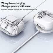 For Samsung Galaxy Buds 3 / 3 Pro Ice Crystals Shockproof Earphone Protective Case(Transparent)