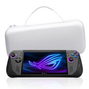 For ASUS ROG Ally X Game Console EVA Leather Pattern Handbag(White)