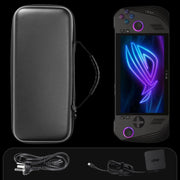 For ASUS ROG Ally X Game Console EVA Leather Pattern Handbag(White)