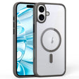 For iPhone 16 Ming Shield Series MagSafe Magnetic Phone Case(Grey) - iPhone 16 Cases by PMC TechLife | Online Shopping South Africa | PMC TechLife | Buy Now Pay Later Mobicred