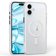 For iPhone 16 Ming Shield Series MagSafe Magnetic Phone Case(Frosted Transparent) - iPhone 16 Cases by PMC TechLife | Online Shopping South Africa | PMC TechLife | Buy Now Pay Later Mobicred