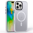 For iPhone 16 Pro Frosted MagSafe Magnetic Phone Case(White) - iPhone 16 Pro Cases by PMC TechLife | Online Shopping South Africa | PMC TechLife | Buy Now Pay Later Mobicred