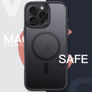 For iPhone 16 Plus Frosted MagSafe Magnetic Phone Case(Puprle)