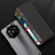 For Huawei Mate X5 GKK Blade Flip PU Phone Case(Black)