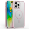 For iPhone 16 Pro Max Frosted MagSafe Magnetic Phone Case(Pink) - iPhone 16 Pro Max Cases by PMC TechLife | Online Shopping South Africa | PMC TechLife | Buy Now Pay Later Mobicred