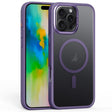 For iPhone 16 Pro Max Frosted MagSafe Magnetic Phone Case(Puprle) - iPhone 16 Pro Max Cases by PMC TechLife | Online Shopping South Africa | PMC TechLife | Buy Now Pay Later Mobicred