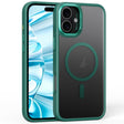 For iPhone 16 Frosted MagSafe Magnetic Phone Case(Dark Green) - iPhone 16 Cases by PMC TechLife | Online Shopping South Africa | PMC TechLife | Buy Now Pay Later Mobicred