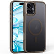 For iPhone 16 Frosted MagSafe Magnetic Phone Case(Titanium Rose Gold) - free shipping - PMC TechLife - Order now!