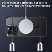For iPhone 16 Pro Max Frosted MagSafe Magnetic Phone Case(Pink)