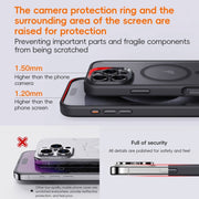 For iPhone 16 Pro Fine Hole Frosted MagSafe Magnetic Phone Case(White)