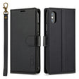 For iPhone X / XS LC.IMEEKE L2 Series Detachable Magsafe PU Phone Case with Lanyard(Black) - More iPhone Cases by LC.IMEEKE | Online Shopping South Africa | PMC TechLife | Buy Now Pay Later Mobicred