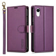 For iPhone XR LC.IMEEKE L2 Series Detachable Magsafe PU Phone Case with Lanyard(Purple) - More iPhone Cases by LC.IMEEKE | Online Shopping South Africa | PMC TechLife | Buy Now Pay Later Mobicred
