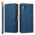 For iPhone XS Max LC.IMEEKE L2 Series Detachable Magsafe PU Phone Case with Lanyard(Blue) - More iPhone Cases by LC.IMEEKE | Online Shopping South Africa | PMC TechLife | Buy Now Pay Later Mobicred