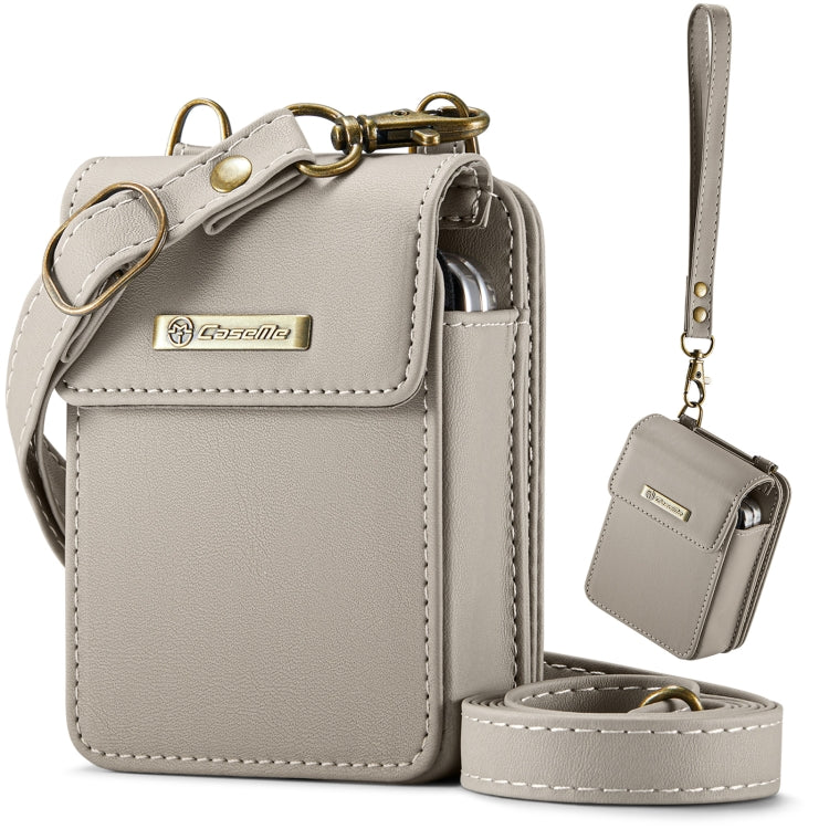 For Motorola Razr Series CaseMe Me50 Mini Lanyard Universal Bag(Khaki)
