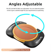 For DJI Osmo Pocket 3 Sunnylife Camera Lens Magnetic Metal Filter, No Impact On Gimbal Reset, Filter:ND64