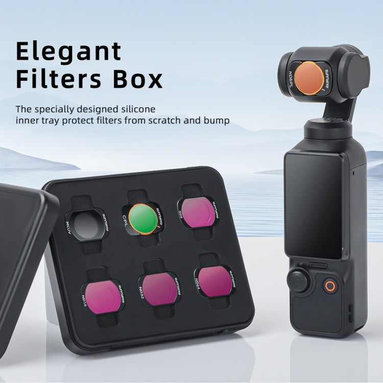 For DJI Osmo Pocket 3 Sunnylife Camera Lens Magnetic Metal Filter, No Impact On Gimbal Reset, Filter:ND16