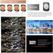 For DJI Osmo Pocket 3 Sunnylife Camera Lens Magnetic Metal Filter, No Impact On Gimbal Reset, Filter:ND16