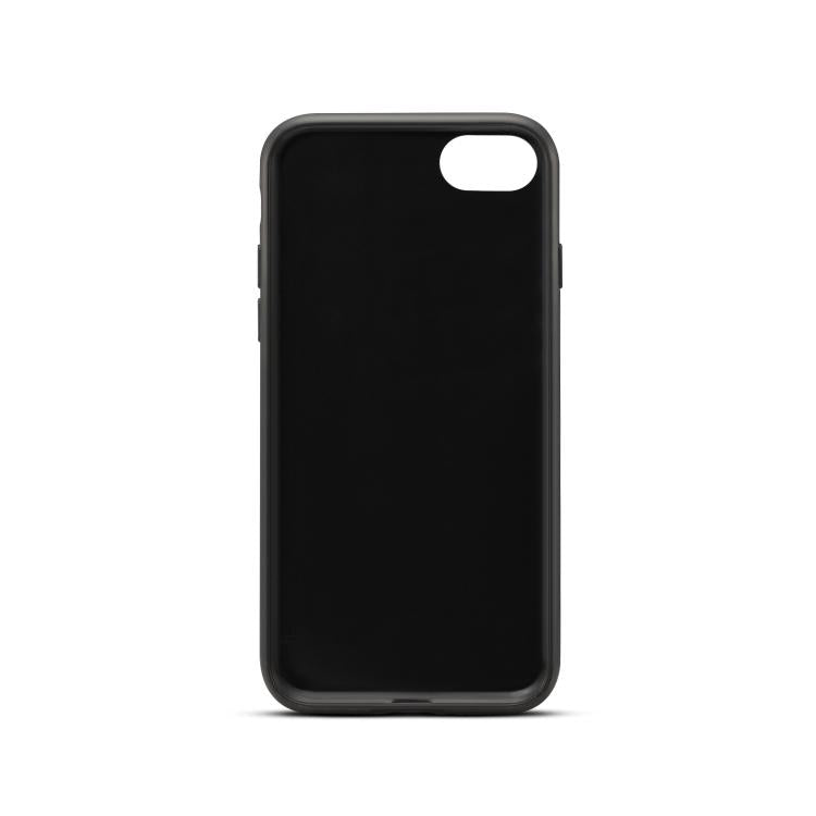 For iPhone 16e Denior D08 PU Single Card Slot Holder Phone Case(Brown)
