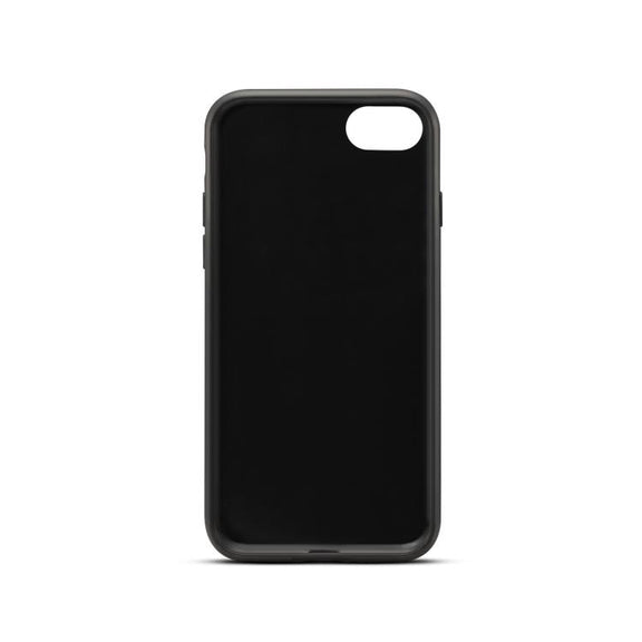 For iPhone 16e Denior D08 PU Single Card Slot Holder Phone Case(Brown)