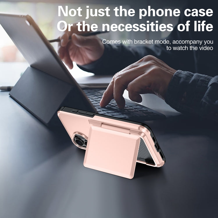 For iPhone 16 Card Slot Holder Phone Case(Light Green)