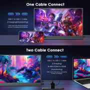 GXMO G156FC 15.6 inch 1920x1080P IPS Screen Portable Monitor(Black)