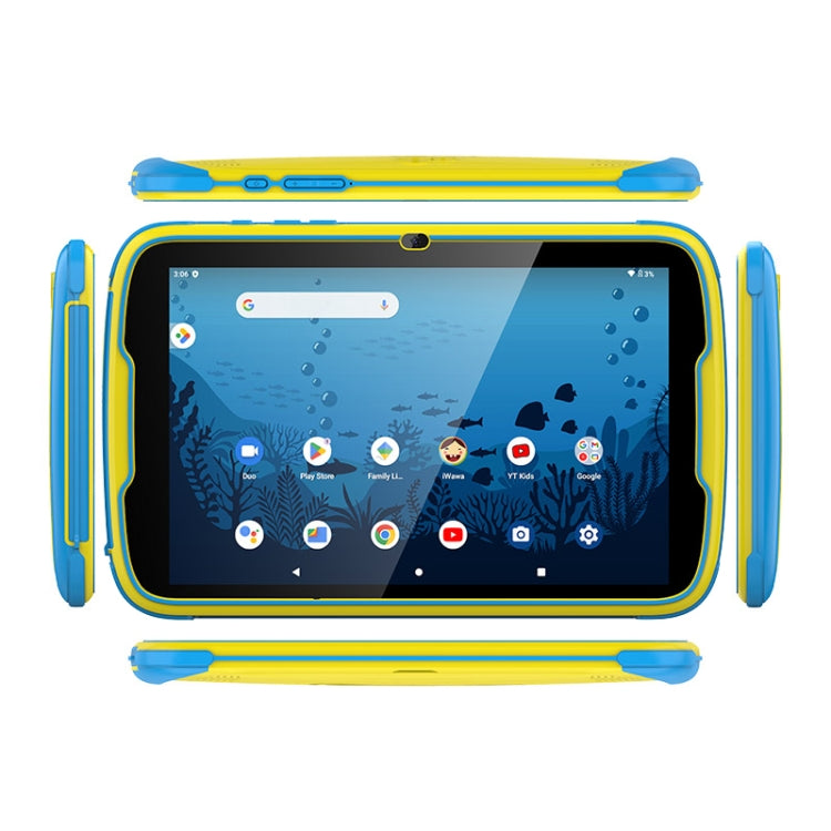 UNIWA  Boxchip Tab 8 WiFi Kid Tablet,  4GB+64GB, 8 inch Android 13 Allwinner A523 Octa Core CPU Support Google Play(Blue)
