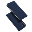 For Samsung Galaxy A16 5G DUX DUCIS Skin Pro Series Flip Leather Phone Case(Blue) - Galaxy Phone Cases by DUX DUCIS | Online Shopping South Africa | PMC TechLife | Buy Now Pay Later Mobicred