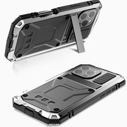 For iPhone 16 Pro Max R-JUST Life Water-resistant Dustproof Shockproof Phone Case(Silver)