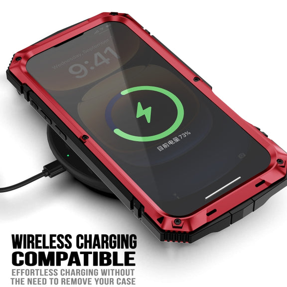 For iPhone 16 Pro R-JUST Life Water-resistant Dustproof Shockproof Phone Case(Red)