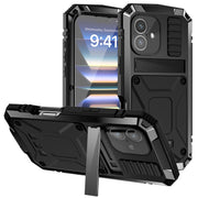 For iPhone 16 Plus R-JUST Life Water-resistant Dustproof Shockproof Phone Case(Black)