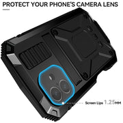 For iPhone 16 Plus R-JUST Life Water-resistant Dustproof Shockproof Phone Case(Black)
