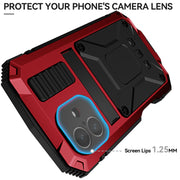 For iPhone 16 Plus R-JUST Life Water-resistant Dustproof Shockproof Phone Case(Red)