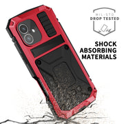 For iPhone 16 Plus R-JUST Life Water-resistant Dustproof Shockproof Phone Case(Red)