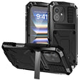 For iPhone 16 R-JUST Life Waterproof Dustproof Shockproof Phone Case(Black) - free shipping - PMC TechLife - Order now!