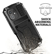 For iPhone 16 R-JUST Life Water-resistant Dustproof Shockproof Phone Case(Black)