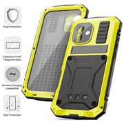 For iPhone 16 R-JUST Life Water-resistant Dustproof Shockproof Phone Case(Yellow)
