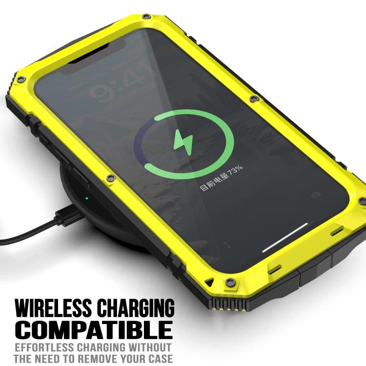 For iPhone 16e R-JUST Life Water-resistant Dustproof Shockproof Phone Case(Yellow)