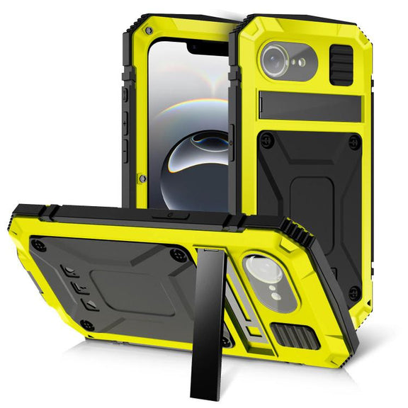 For iPhone 16e R-JUST Life Water-resistant Dustproof Shockproof Phone Case(Yellow)